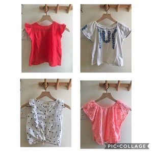 Zara girls summer tops bundle (size 7)